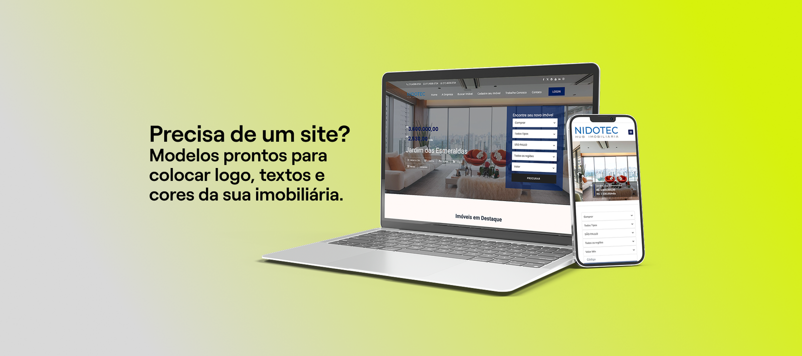 NIDOTEC — sistemas e tecnologia para imobiliárias